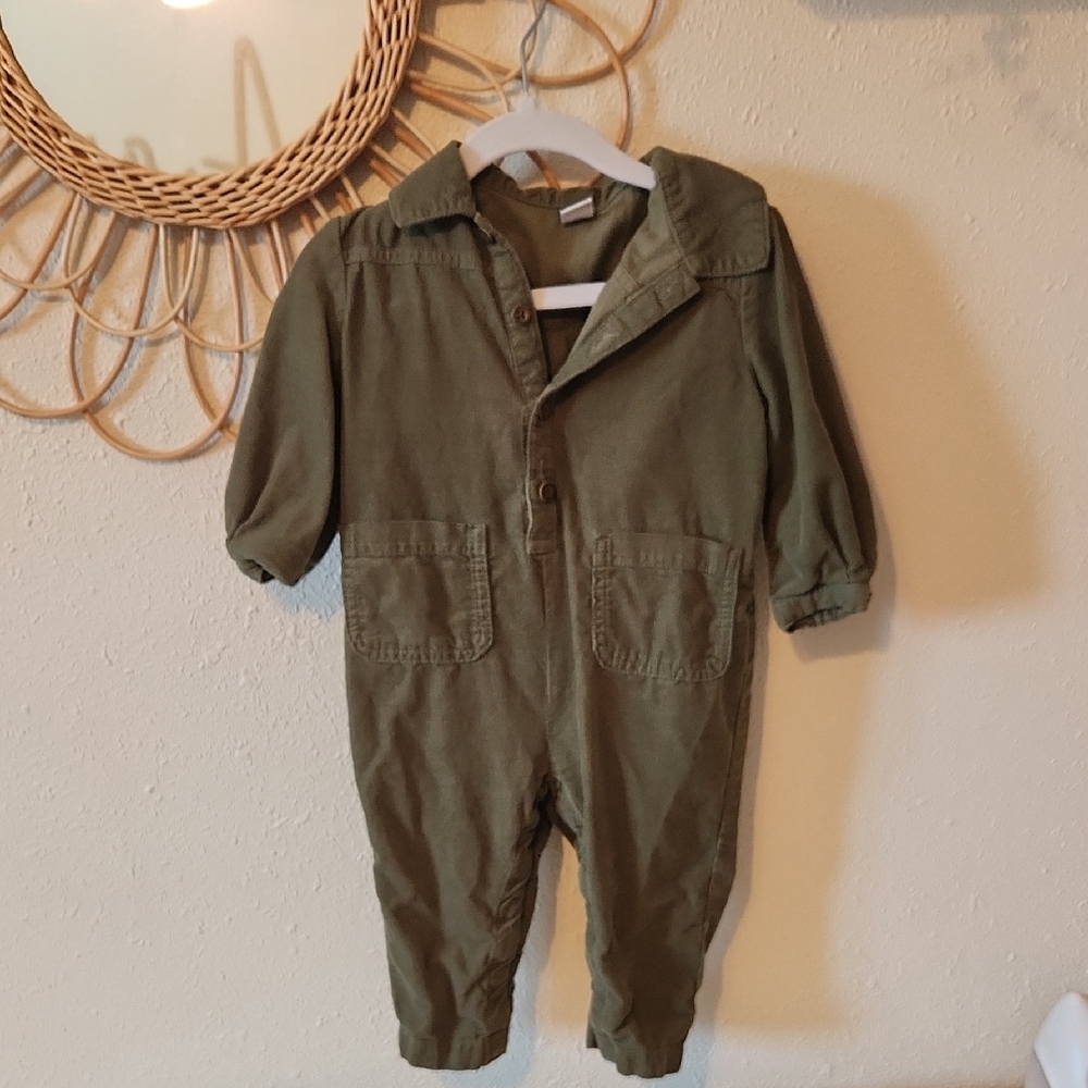 Old Navy Kids Olive Green Jumper